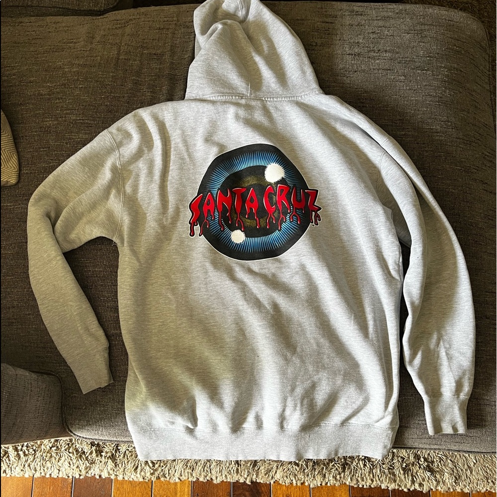 Vintage Santa Cruz Zip-Up Hoodie